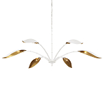 Люстра белая с плафонами в виде лепестков Delicate Flower варинант исполнения - 3 | Loft Concept в Брянске