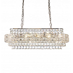 Люстра овальной формы хрустальная в неоклассическом стиле Majesty варинант исполнения - 6 | Loft Concept в Брянске