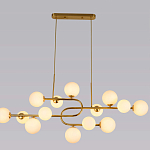 Люстра подвесная с белыми лампами в форме шара Flute варинант исполнения - 4 | Loft Concept в Брянске