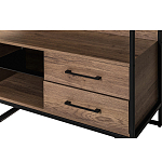 Стеллаж под TV в стиле лофт с открытыми полками и ящиками Urban Style Space варинант исполнения - 3 | Loft Concept в Брянске