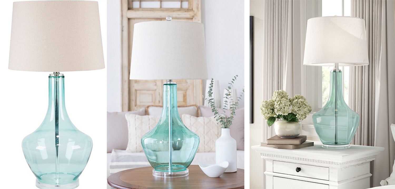 Настольная лампа Fantina Table lamp blue Настольная лампа Fantina Table lamp blue - Loft-Concept в Брянске