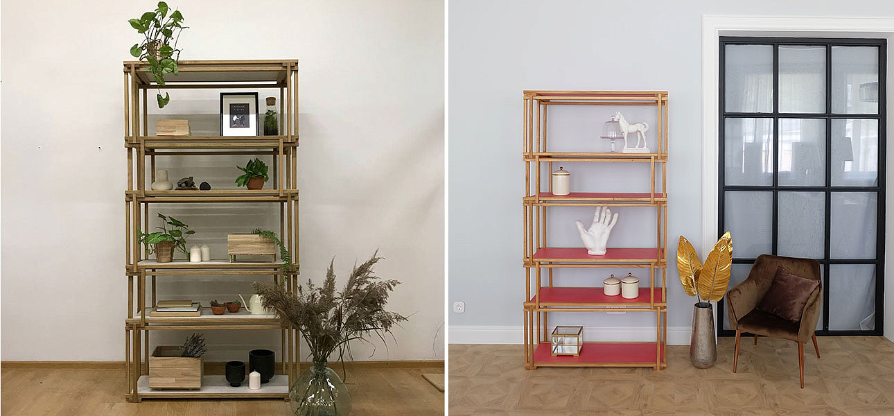 Стеллаж кубические сечения Hadley Стеллаж кубические сечения Hadley - Loft-Concept в Брянске