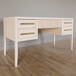 Большой Рабочий стол Primo с 5 выдвижными ящиками Светлый дуб варинант исполнения - 2 | Loft Concept в Брянске