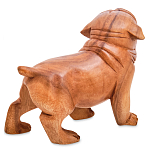 Статуэтка деревянная в виде собаки Balinese Dog варинант исполнения - 2 | Loft Concept в Брянске