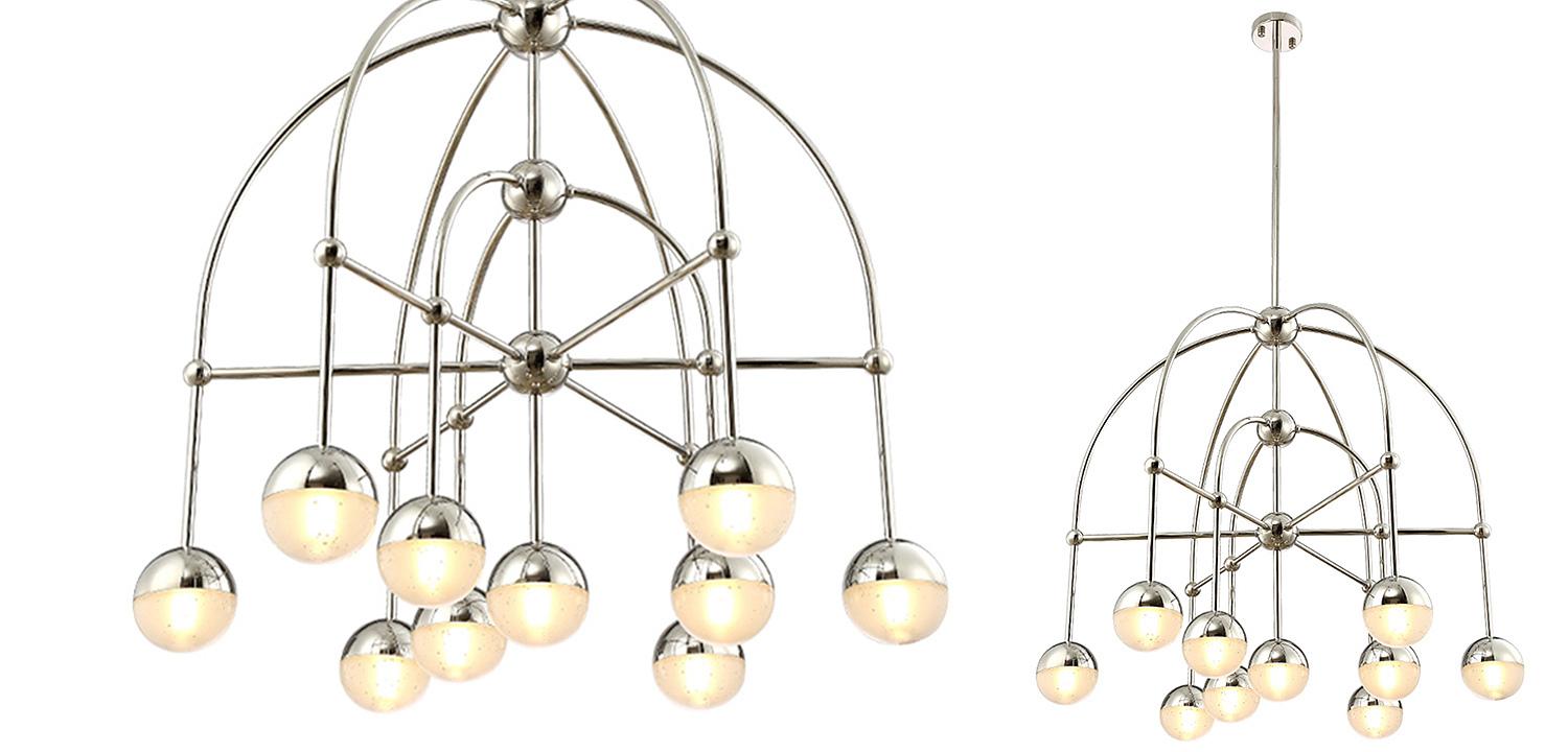 Люстра Heidy Chrome Chandelier 10 Люстра Heidy Chrome Chandelier 10 - Loft-Concept в Брянске
