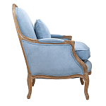 Кресло Ava Classical Armchair light blue velour варинант исполнения - 2 | Loft Concept в Брянске