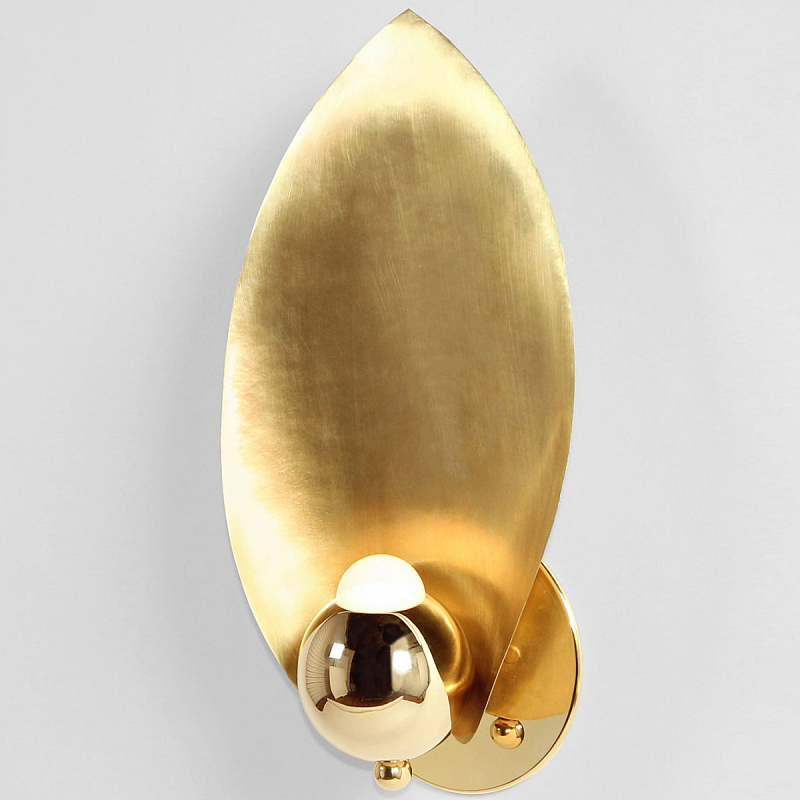 Бра LAVRA Wall Lamp Gold Латунь Глянцевое золото Бра LAVRA Wall Lamp Gold Латунь Глянцевое золото в Брянске | Loft Concept