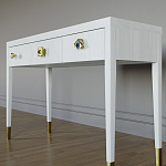 Дизайнерский Письменный стол Elsa Dreams White с тремя ящиками варинант исполнения - 2 | Loft Concept в Брянске