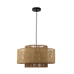 Подвесной светильник с абажуром из плтеного бамбука Light Inside the Cell варинант исполнения - 3 | Loft Concept в Брянске