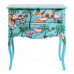 Комод с росписью Розовый фламинго L.XV CHEST OF DRAWERS Flowers with Flamingo варинант исполнения - 2 | Loft Concept в Брянске