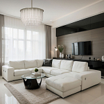 Люстра круглая с прозрачными стеклянными трубками Nembus варинант исполнения - 12 | Loft Concept в Брянске