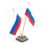 Флагшток из малахита и бронзы с позолотой Stone Flagpole варинант исполнения - 2 | Loft Concept в Брянске