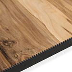 Стол обеденный раздвижной с прямоугольной столешницей на четырех черных ножках Blair варинант исполнения - 7 | Loft Concept в Брянске