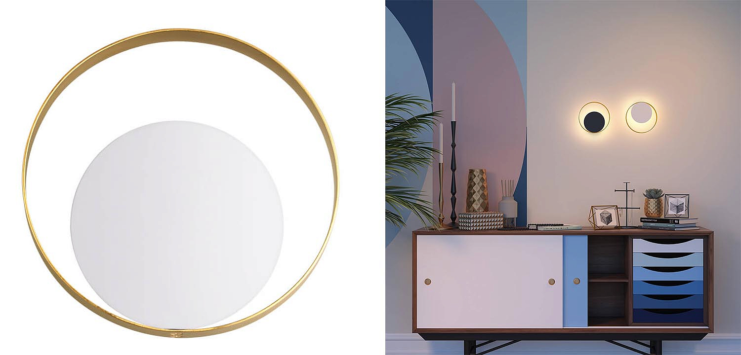 Бра Globo Ocular Sconce Circle White Бра Globo Ocular Sconce Circle White - Loft-Concept в Брянске
