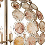 Люстра в форме шара с декором из круглых декоративных элементов Bright Shell Discs варинант исполнения - 1 | Loft Concept в Брянске