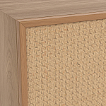 ТВ-тумба с декором из ротанга Pansy Rattan TV Stand варинант исполнения - 2 | Loft Concept в Брянске