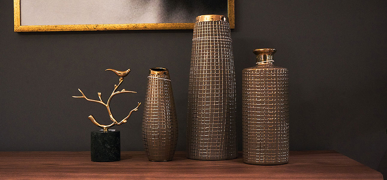 Ваза Golden mesh 25 Ваза Golden mesh 25 - Loft-Concept в Брянске
