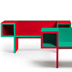 Дизайнерская разноцветная скамья Canton Bench варинант исполнения - 2 | Loft Concept в Брянске