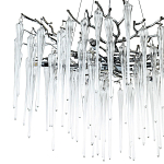 Люстра с хрустальными подвесками Frozen Drops Chandelier Chrome 10 варинант исполнения - 3 | Loft Concept в Брянске