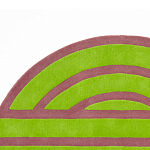 Дизайнерский ковер зеленый Poltronova Sofo Verosa Rug варинант исполнения - 5 | Loft Concept в Брянске