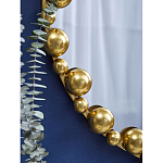 Зеркало круглое в фактурной золотистой раме из металла Mirror Golden Placer варинант исполнения - 4 | Loft Concept в Брянске