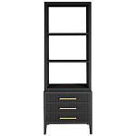 Этажерка Primo с ящиками шпон Черный дуб варинант исполнения - 1 | Loft Concept в Брянске