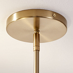 Люстра круглая с 2-мя металлическими абажурами Andromeda варинант исполнения - 5 | Loft Concept в Брянске