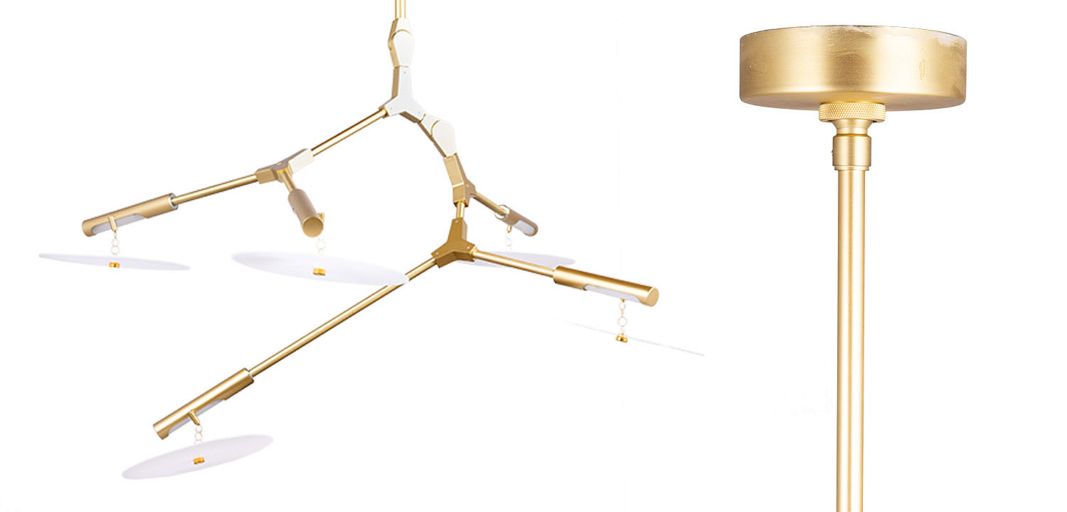 Люстра White Disc 100 Люстра White Disc 100 - Loft-Concept в Брянске