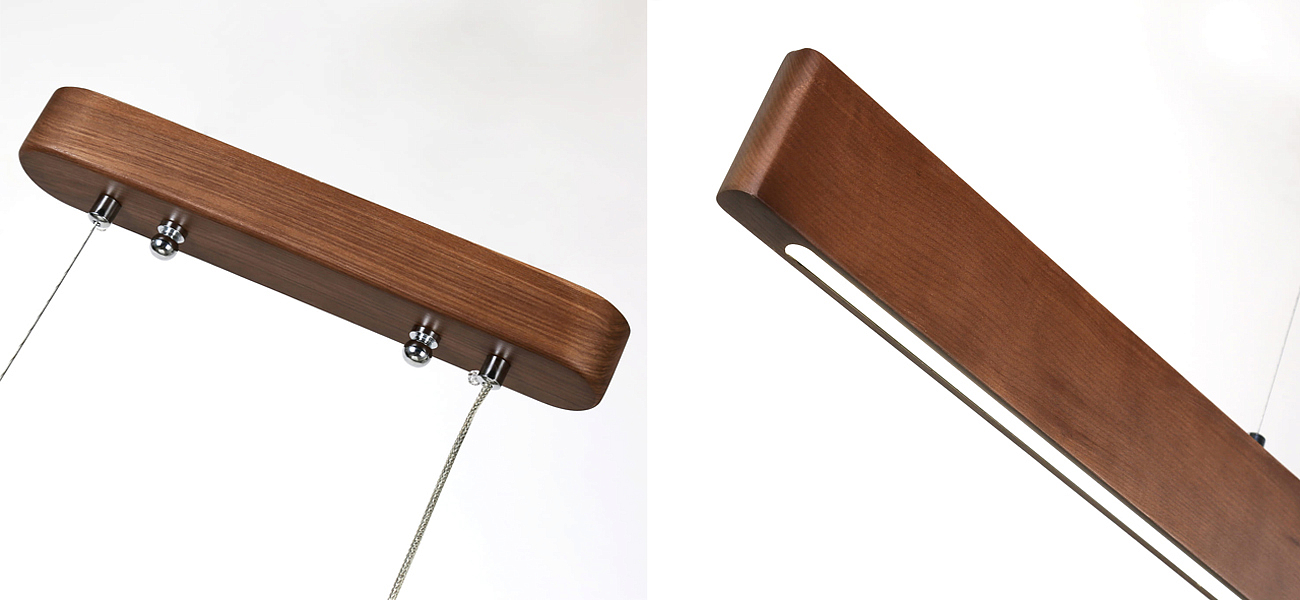 Люстра из натурального дерева Line Pendant Люстра из натурального дерева Line Pendant - Loft-Concept в Брянске