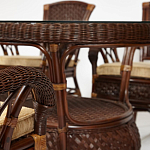 Комплект обеденный из ротанга Eloise grand варинант исполнения - 13 | Loft Concept в Брянске