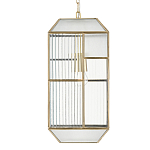 Подвесной светильник с рельефным стеклом Embossed Glass варинант исполнения - 3 | Loft Concept в Брянске