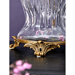 Ваза прозрачная с бронзовыми ручками в виде ангелов Eden Garden варинант исполнения - 5 | Loft Concept в Брянске