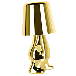 Настольная лампа фигурная золотого цвета с гладким абажуром Высота 19 см Sophia варинант исполнения - 4 | Loft Concept в Брянске