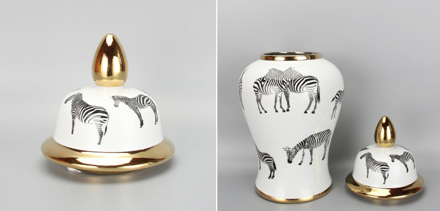 Ваза White Vase Zebra Ваза White Vase Zebra - Loft-Concept в Брянске
