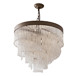 Люстра со стеклянными подвесками в виде круглых бусин Waterfall of Light варинант исполнения - 1 | Loft Concept в Брянске