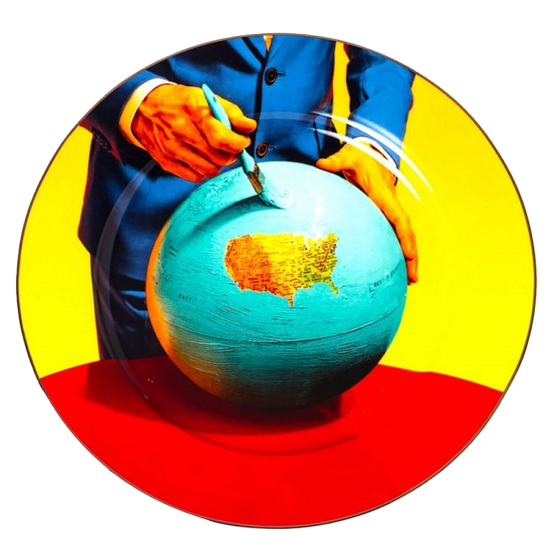 Тарелка Seletti Globe Мульти в Брянске | Loft Concept 