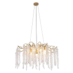 Люстра c подвесками из прозрачного хрусталя Диаметр 85 см FAIRYTREE Light варинант исполнения - 1 | Loft Concept в Брянске