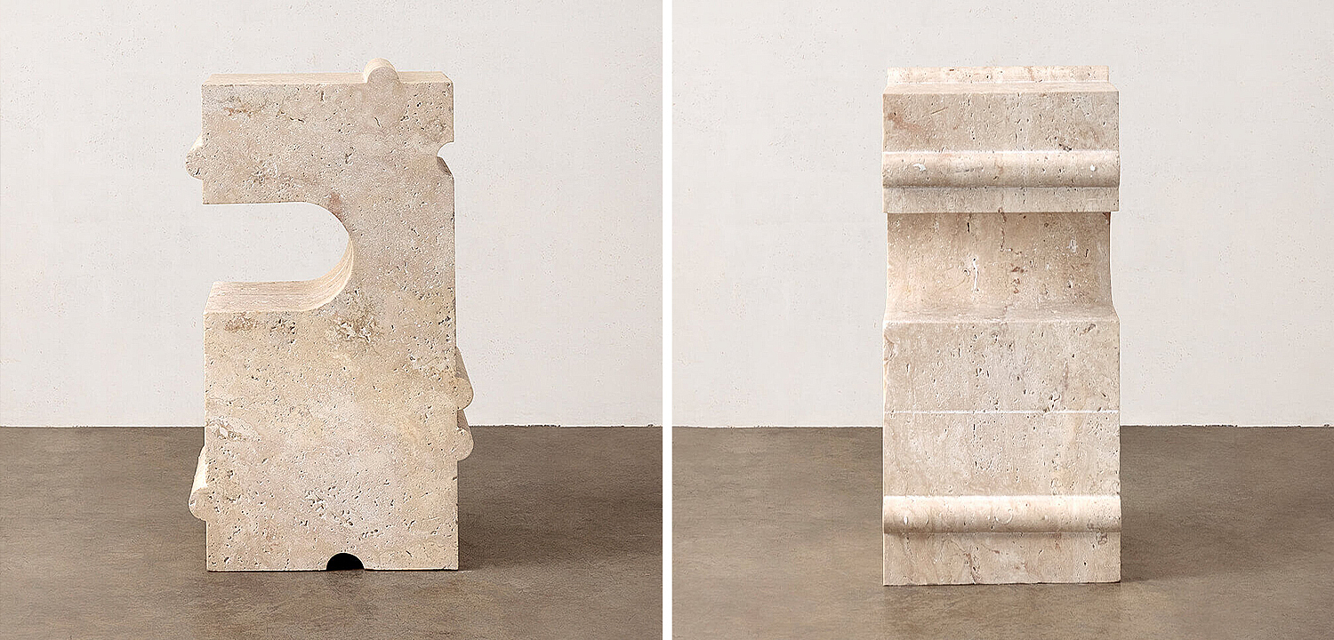 Приставной стол Hume Stone Side Table дизайн Kelly Wearstler Приставной стол Hume Stone Side Table дизайн Kelly Wearstler - Loft-Concept в Брянске