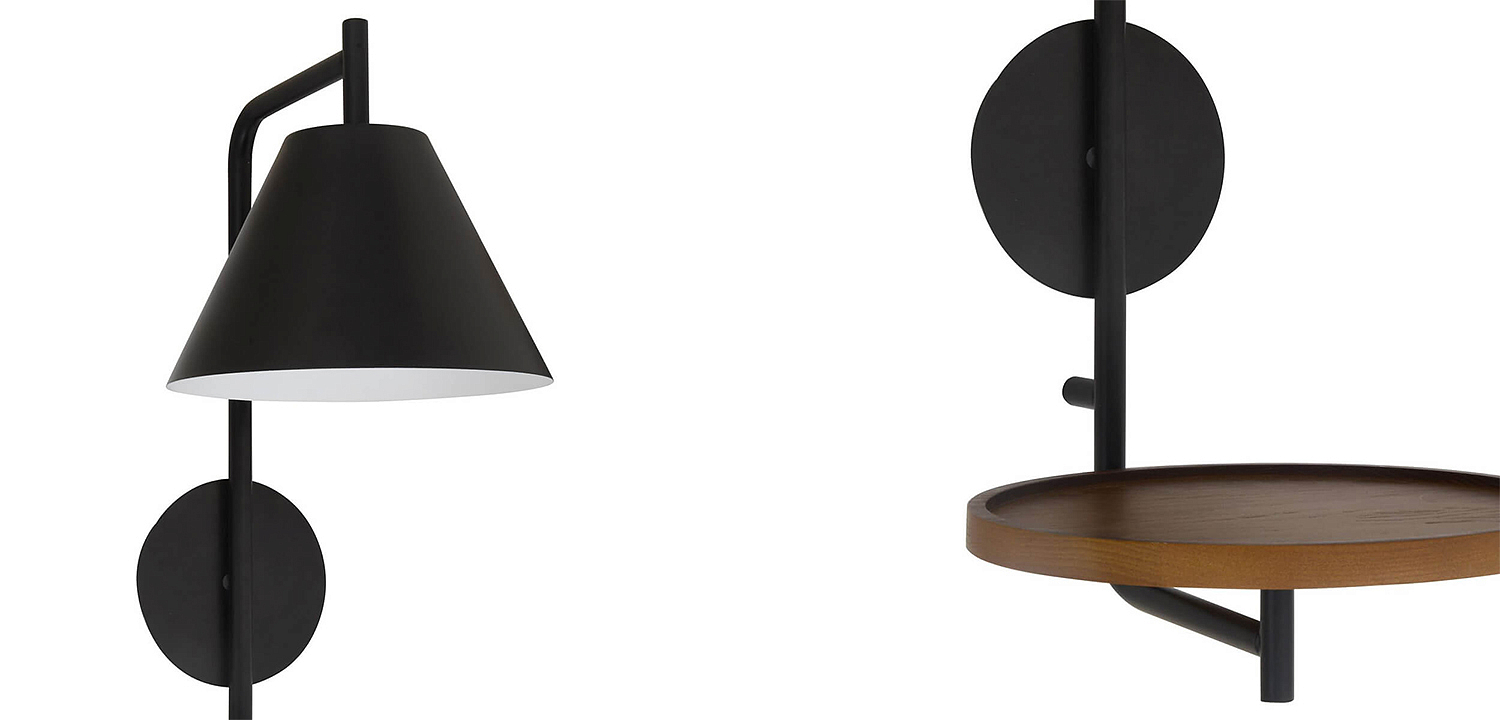 Бра с полкой Darko Wall Lamp Бра с полкой Darko Wall Lamp - Loft-Concept в Брянске