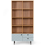 Широкий стеллаж с принтом Elise Rack варинант исполнения - 14 | Loft Concept в Брянске