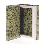 Шкатулка в виде книги из натурального камня змеевик Stone Casket варинант исполнения - 3 | Loft Concept в Брянске