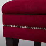 Мягкая банкетка с зоной для хранения Casket Red варинант исполнения - 4 | Loft Concept в Брянске