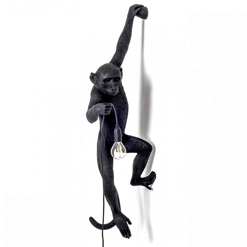 БРА SELETTI MONKEY LAMP HANGING VERSION Black Черный в Брянске | Loft Concept 