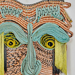 Арт-Объект из нитей Абстрактный портрет Joana Schneider  варинант исполнения - 1 | Loft Concept в Брянске