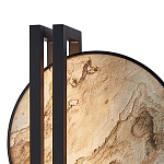 Бра из двух каменных дисков в металлической раме Constellation варинант исполнения - 2 | Loft Concept в Брянске