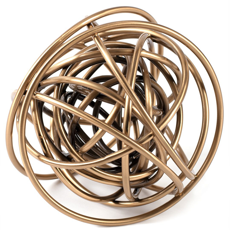 Аксессуар Knot Sculpture Серебряный Золотой Аксессуар Knot Sculpture Серебряный Золотой в Брянске | Loft Concept