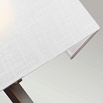 Бра с прямоугольным тканевым абажуром белого цвета Feiss варинант исполнения - 8 | Loft Concept в Брянске