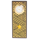 Часы подарочные настольные в виде погона Генерала из натурального камня Змеевик Gold Military Clock варинант исполнения - 4 | Loft Concept в Брянске