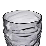 Ваза стеклянная фактурная Crumpled Vase 25,3 см варинант исполнения - 2 | Loft Concept в Брянске