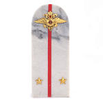 Сувенир Погон МВД из натурального камня мрамор Souvenir Epaulets варинант исполнения - 1 | Loft Concept в Брянске